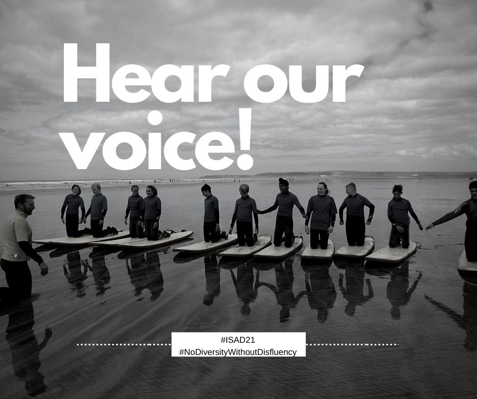 Today is International Stammering Awareness Day. A day to celebrate all Stammering voices and the richness it brings to our conversations. #ISAD2021 #stammer #stutter #NodiveristywithoutDisfluency
