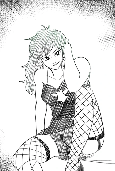 Goth gf my beloved, belongs to @RetroSpecter_ 