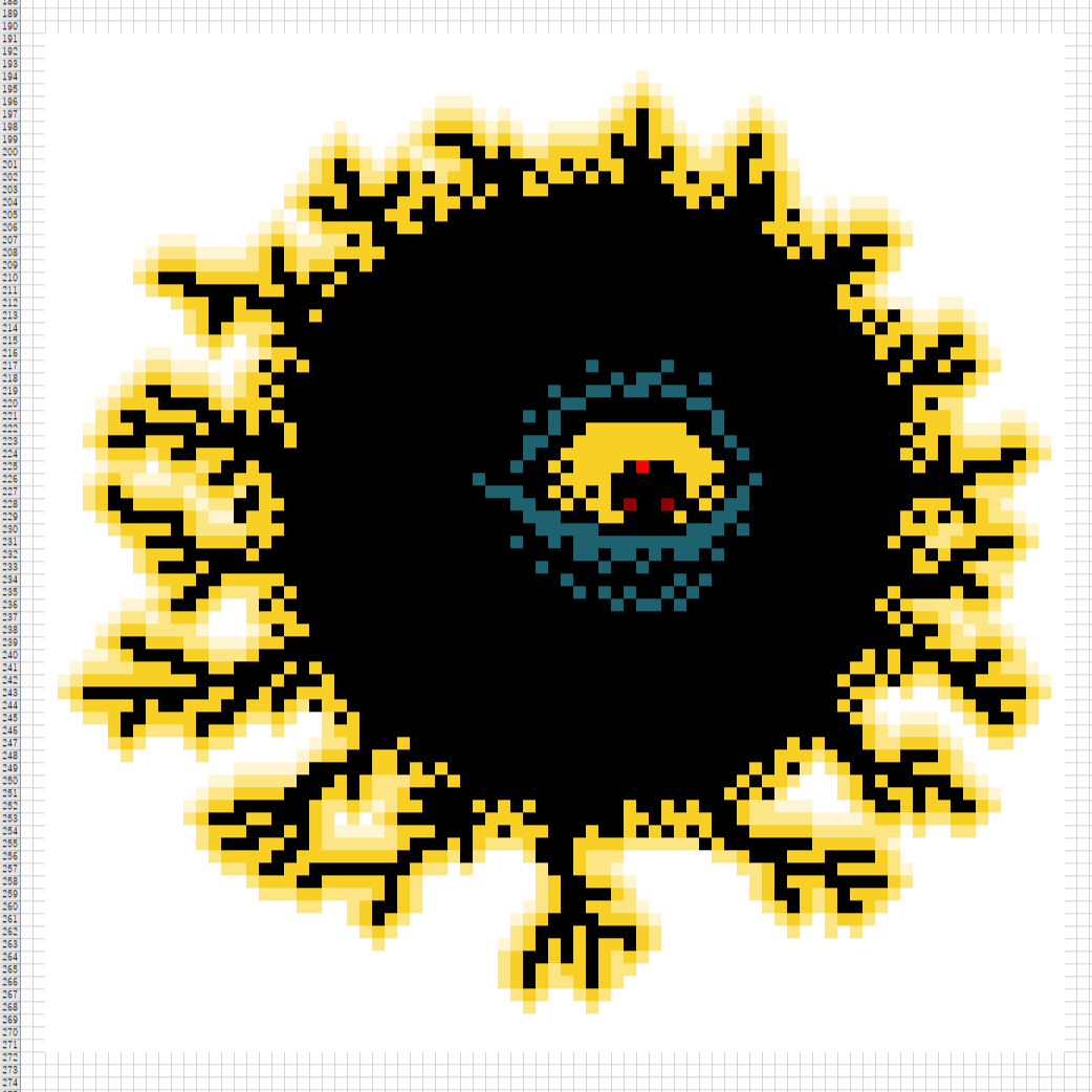 yo2me8's tweet photo. バックベアード様(Excelドット絵Ver)

背景違い3点。
参考資料は公式絵。

#ドット絵 #pixelart #Excelart
#バックベアード #ゲゲゲの鬼太郎 #妖怪 #Ghost #Specter #Monster #Goblin #Backbeard https://t.co/E4m2vXi4az