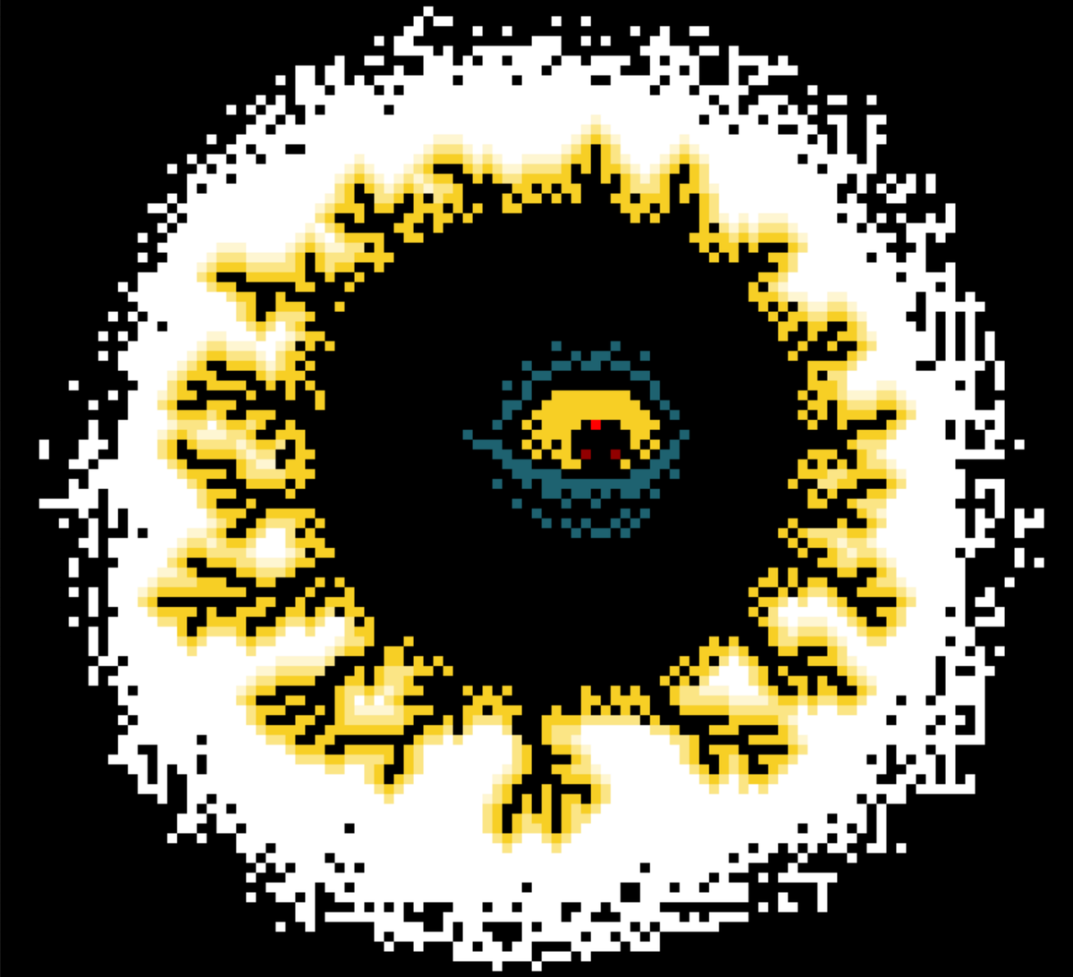 yo2me8's tweet photo. バックベアード様(Excelドット絵Ver)

背景違い3点。
参考資料は公式絵。

#ドット絵 #pixelart #Excelart
#バックベアード #ゲゲゲの鬼太郎 #妖怪 #Ghost #Specter #Monster #Goblin #Backbeard https://t.co/E4m2vXi4az
