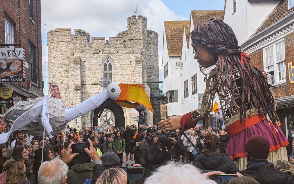 CinemaRoaming's tweet photo. What an absolute pleasure to be part of the @walkwithamal in Canterbury Yesterday! Such a beautiful, inspiring and emotional event https://t.co/pD4TozYQAX