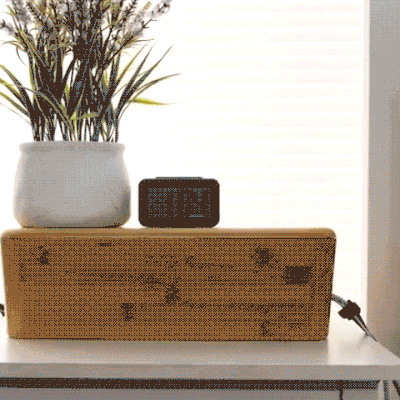 2simpleagency's tweet photo. This box has a compact and efficient design as it comes with a magnetic lid for enhanced safety, and two opening slits on each side, allowing easy organizing and ventilation of cables and power strips. 
https://t.co/KI2joihfBd #BambooCableManagementBox #Home #CableManagementBox https://t.co/cTNsLS8nsX