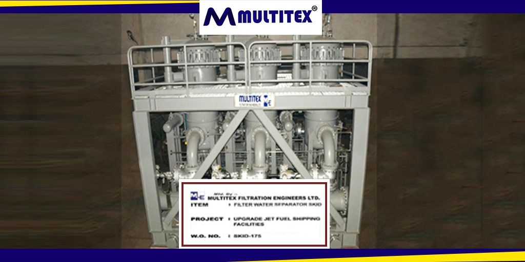 MultitexG's tweet photo. Sharing an image of the #FilterWaterSeparatorSkid that was built for a leading #Oil &amp; #GasCompany from #Middle-east with #compliance of EI 1581 for use in #AviationFuel handling system and meeting the performance &amp; operational requirements.

#Multitex #JetFuelShipping #Plant https://t.co/qPmN0DzgAn