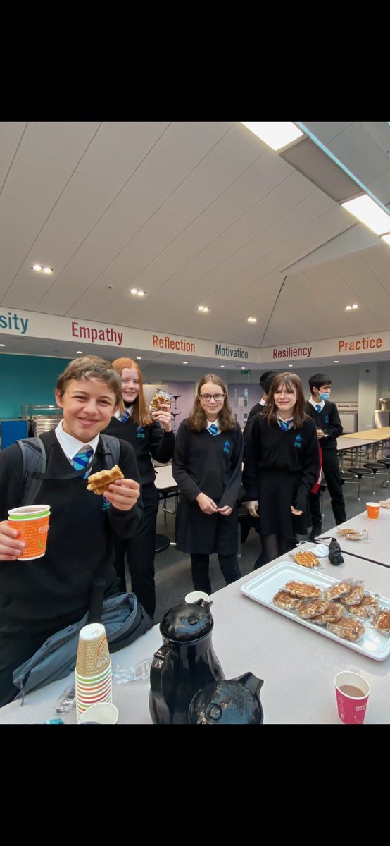Students have been rewarded this morning with Waffles, juice and hot chocolate for being superstars this half term. 

Students have worked hard and have gone above and beyond every single day. Well done! 🙌

#gratitudeweek #proud #chsfamily #community #communityofbelonging