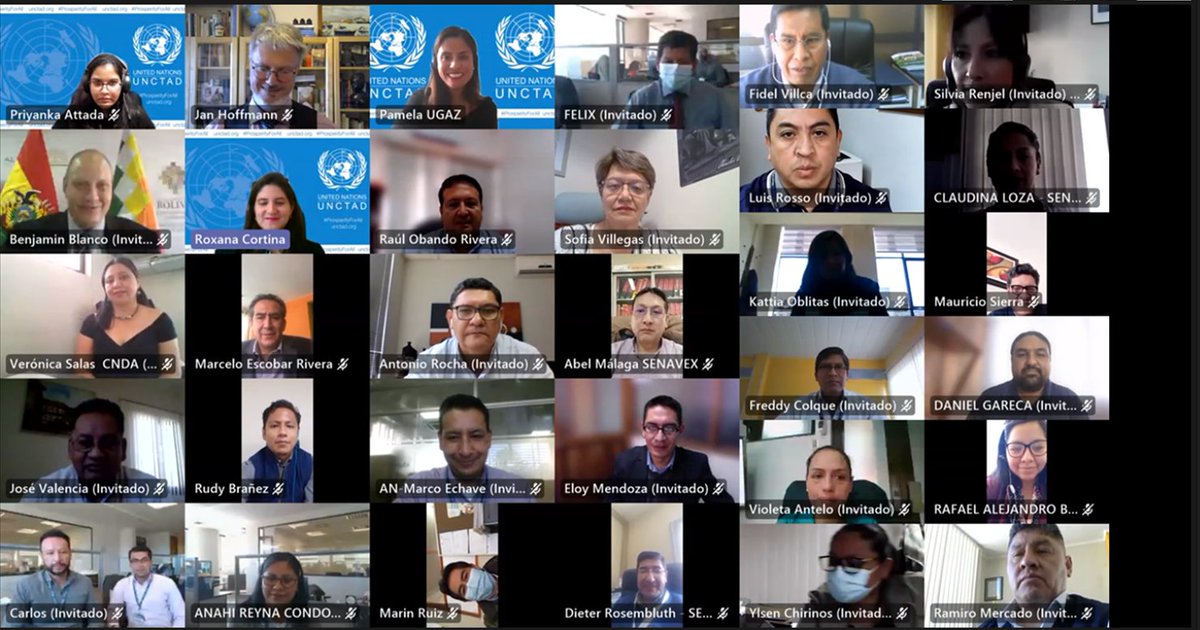 UNCTAD_TLB's tweet photo. Bravo to #Bolivia's 193 stakeholders from the public and private sector for completing the @UNCTAD #TradeFacilitation e-learning course, great job!

Thanks to #Germany @BMZ_Bund for supporting the @UNCTAD Empowerment Programme for #NTFCs

and experts collaboration 

#Customs #TFA https://t.co/QiOCtRP9aC
