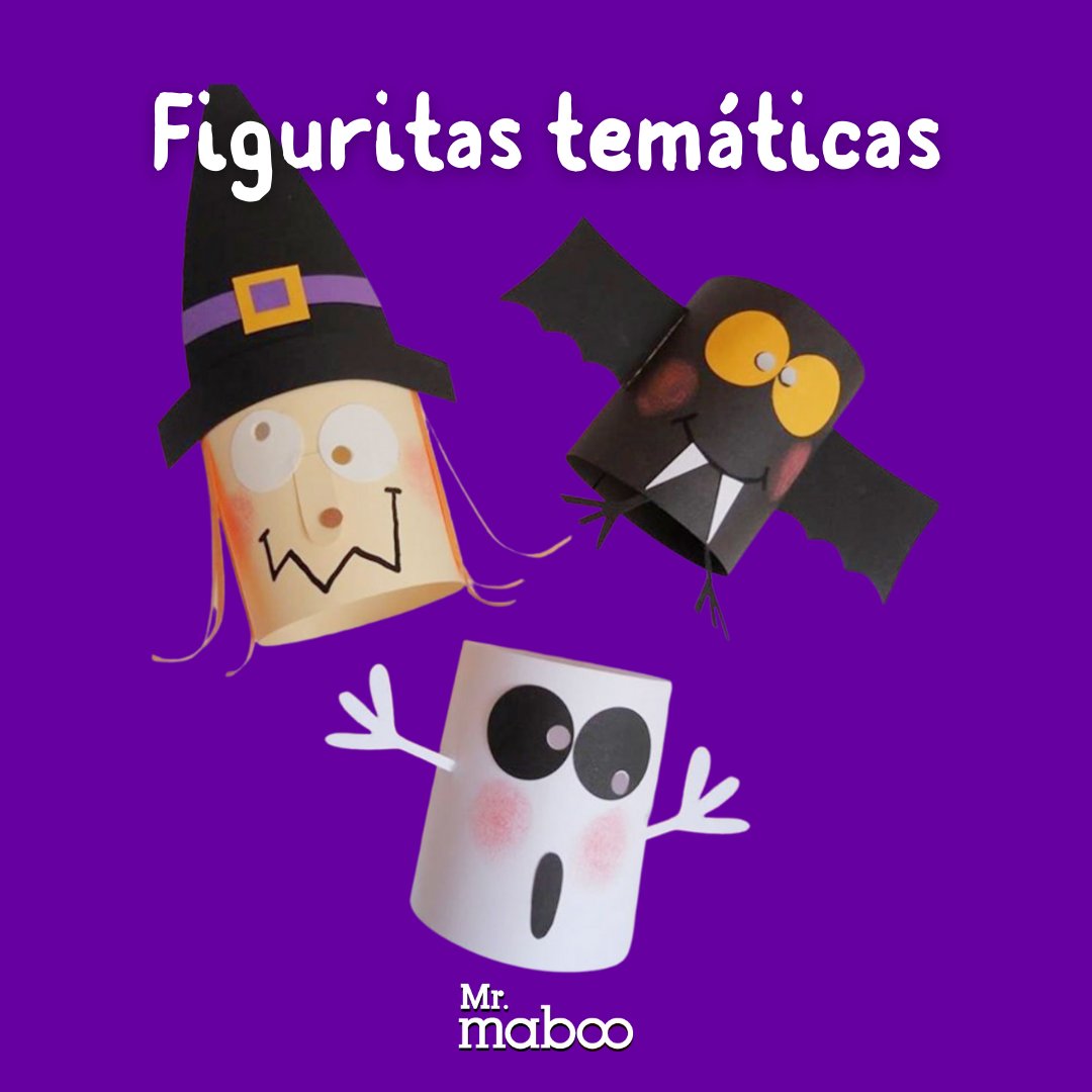 MabooMr's tweet photo. Ya mismo estamos en Halloween, #mrmanualidad para la ocasión 🙌
Necesitaremos:
🌈Cartulina de colores
🖍️Rotuladores
✂️Tijeras
👏🏼Pegamento
👻¡CREATIVIDAD MONSTRUOSA!
Decóralas con tus personajes favoritos😉
#halloween #manualidades #actividadesparaniños #ociosaludable #actividades https://t.co/JGllJy0TBP
