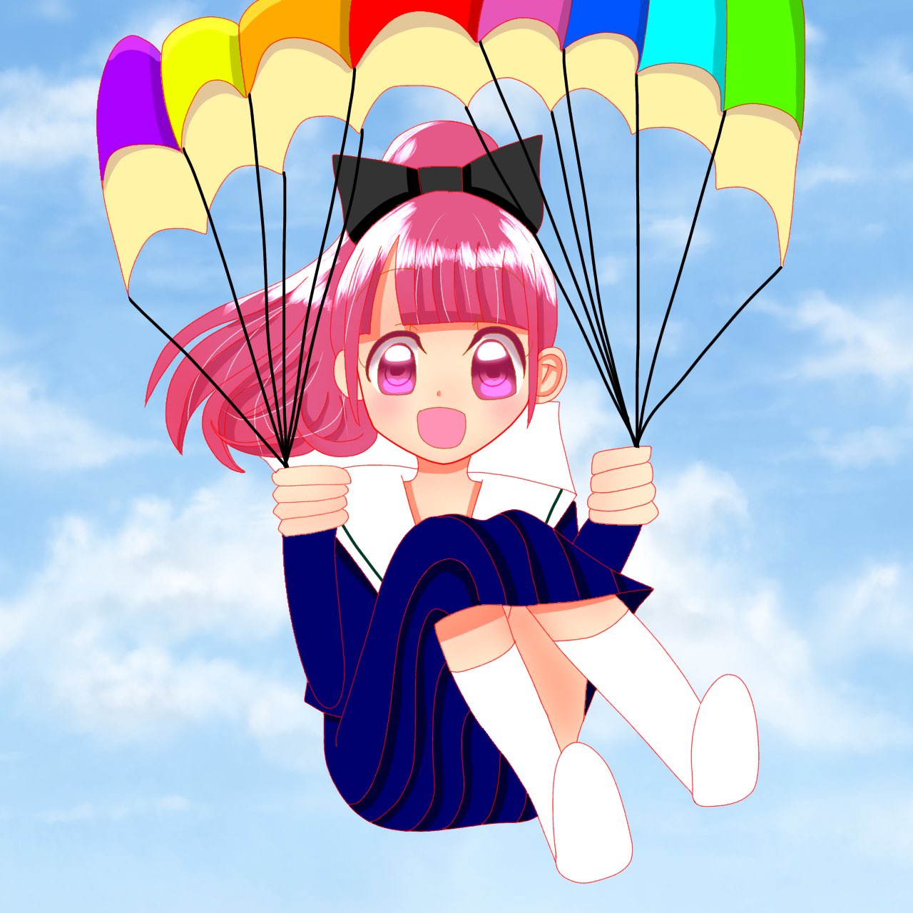 シャイニング パラシュートの日 シャイニングプリキュア イラスト イラスト好きな人と繋がりたい 絵描きさんとつながりたい 創作 創作イラスト パラシュートの日 T Co Hkfvjfp60l Twitter