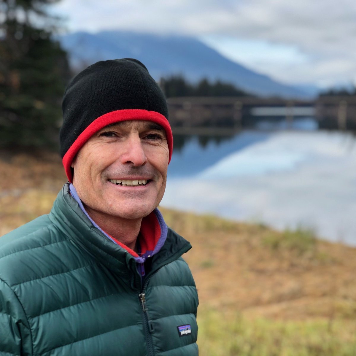 BC_FPBoard's tweet photo. Images captured on forestry audit of Canfor near Mackenzie earlier this week - beautiful #BCforest; #grizzly tracks; auditors examining bridge; and our executive director, Geoff! https://t.co/ZBk2YyaQKA https://t.co/KC698gwHQk
