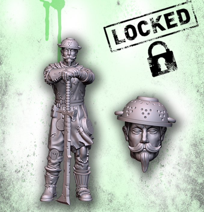 Punkapocalyptic's tweet photo. Hoy es el día. A las 18:00 comienza la campaña de KS de la nueva facción de Punkapocalyptic: los Irradiados.
Aquí podéis ver algunas de las cabezas y armas desbloqueables que harán más variadas vuestras miniaturas.
https://t.co/ROE5lsgZ8w https://t.co/zvoMV0jO4B