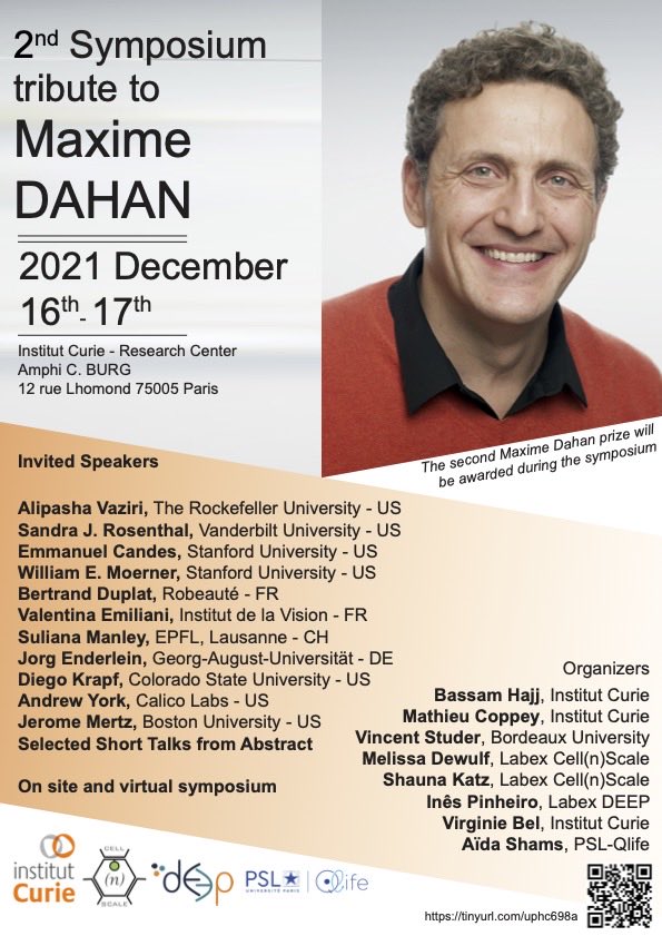 LabEx Cell(n)Scale (@labexcns) on Twitter photo 📣 Let’s talk about new imaging modalities and single molecule imaging during the next Symposium tribute to Maxime Dahan.
Great list of speakers! tinyurl.com/uphc698a
🗓 Dec. 16-17
👉🏻 Register now! bit.ly/34T6UPu
<a href="/institut_curie/">Institut Curie</a> <a href="/PslQlife/">PSL-Qlife</a> <a href="/DeepLabex/">LabEx.DEEP</a> <a href="/LabexCnS/">LabEx Cell(n)Scale</a> <a href="/Lab_PCC/">PCC</a> 📣 Let’s talk about new imaging modalities and single molecule imaging during the next Symposium tribute to Maxime Dahan.
Great list of speakers! tinyurl.com/uphc698a
🗓 Dec. 16-17
👉🏻 Register now! bit.ly/34T6UPu
<a href="/institut_curie/">Institut Curie</a> <a href="/PslQlife/">PSL-Qlife</a> <a href="/DeepLabex/">LabEx.DEEP</a> <a href="/LabexCnS/">LabEx Cell(n)Scale</a> <a href="/Lab_PCC/">PCC</a>