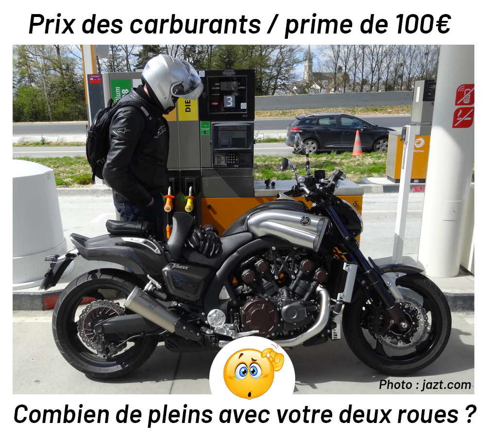 MAXXESS_France's tweet photo. Prix des carburants / Prime de 100 €
🤔 Êtes-vous éligible ?
⛽️ Combien de pleins avec votre deux roues ?
#100euros #maxxess https://t.co/VVzwCGU52t