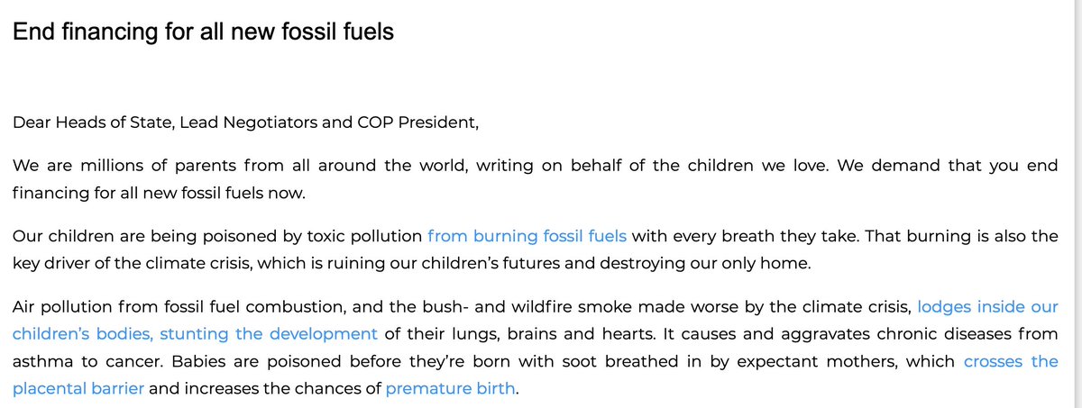 Managers4Future's tweet photo. #COP26:
#ManagersForFuture support the call of @parents4futureG to stop new fossil fuel projects, investments and subsidies.
Sign here: https://t.co/S5rPEFOqY9
#ManagersDivest #FossilFuels #ClimateEmergency https://t.co/H3eI6eoHzM