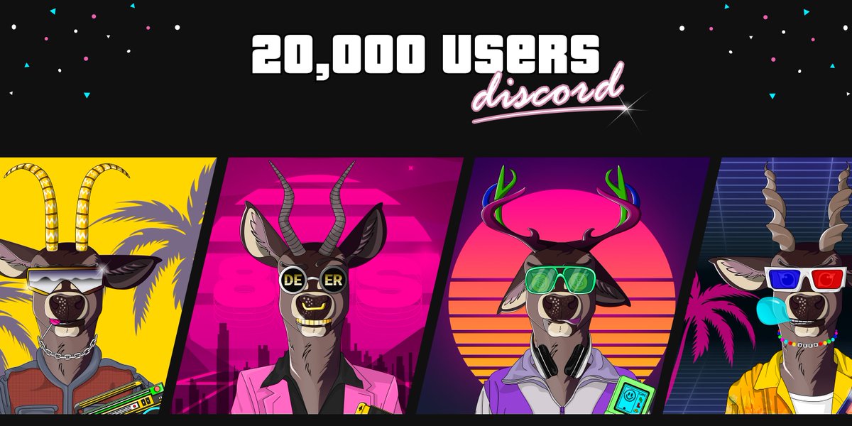 Retrowave Deer tweet media