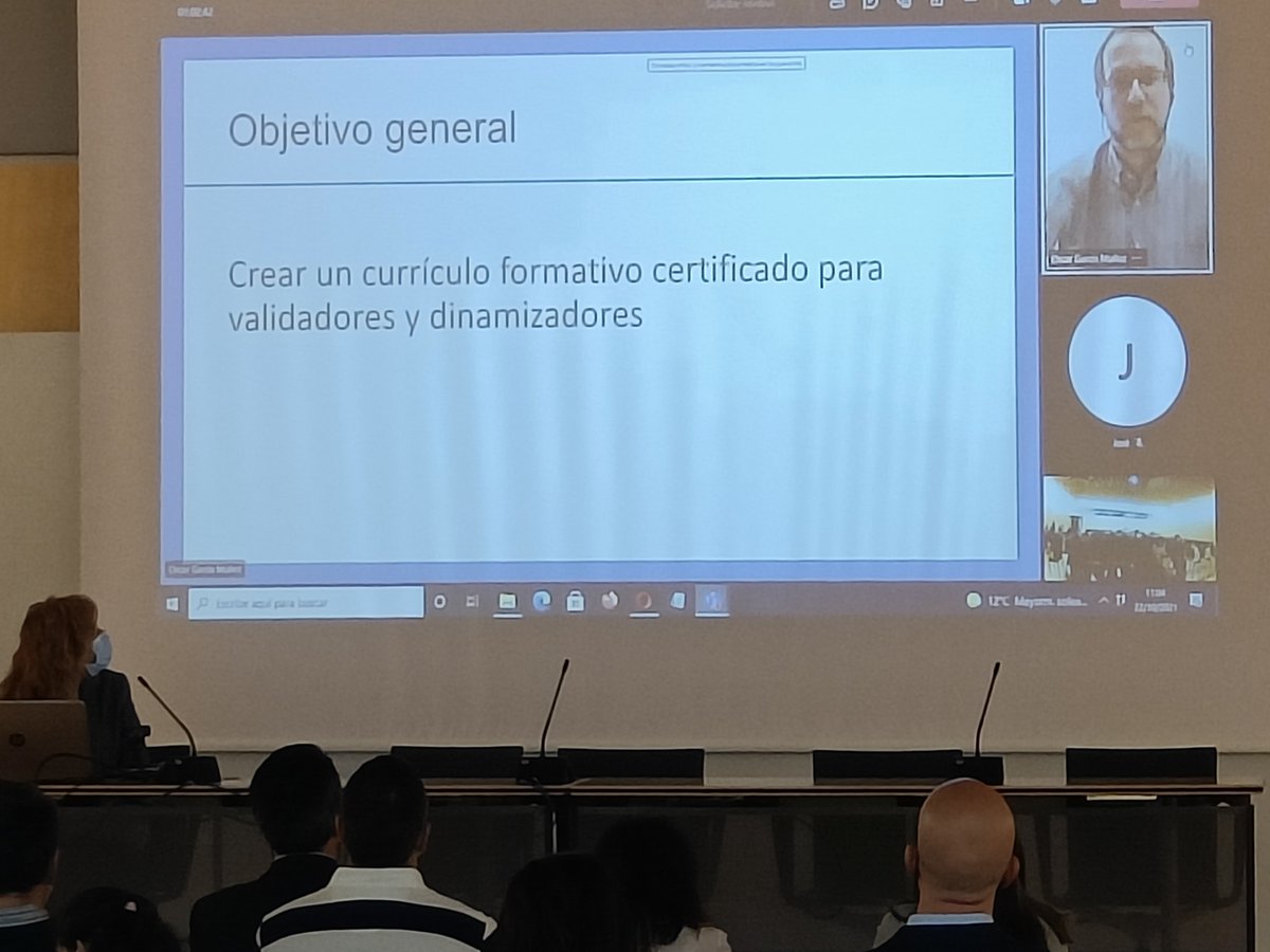 AspaniasBurgos's tweet photo. Oscar García de @PlenaMadrid presenta el proyecto “Train2Validate”.
#acceasyproject #attendingtotalent https://t.co/hMMbhA5MzD