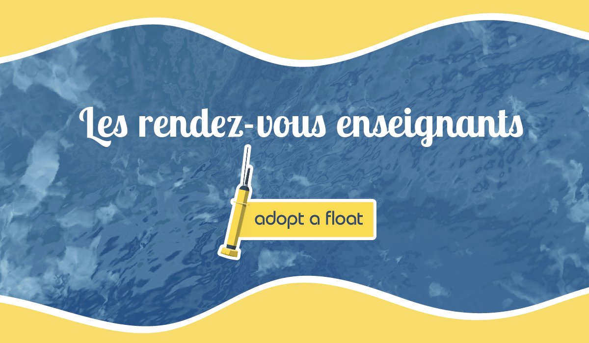 📢En cette nouvelle année #scolaire, les RDV #enseignants #AdoptaFloat reprennent ! 
🌊Des #chercheurs et #médiateurs scientifiques animent ces RDV pour renforcer les connaissances scientifiques des enseignants et leur inspirer des activités avec leurs #classes sur l'#Océan