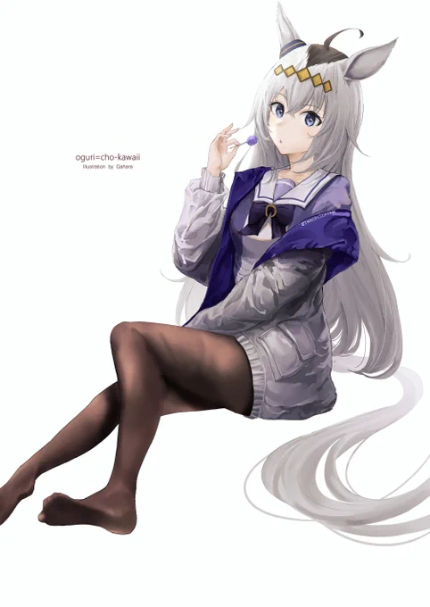 パーカーおぐりん
#ウマ娘 