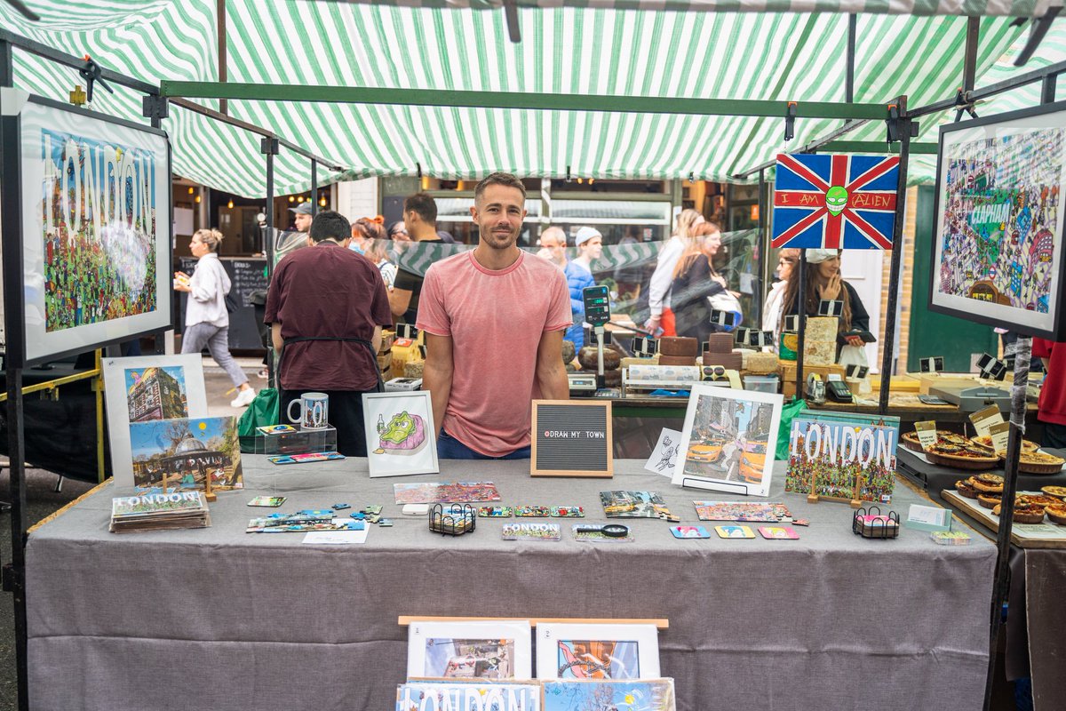 Who's coming to say hi tomorrow at @Broadway_Mkt? Extra points for grabbing a nice cuppa tea for me ☕ x #LondonFields #BroadwayMarket #Hackney @MarketsHackney