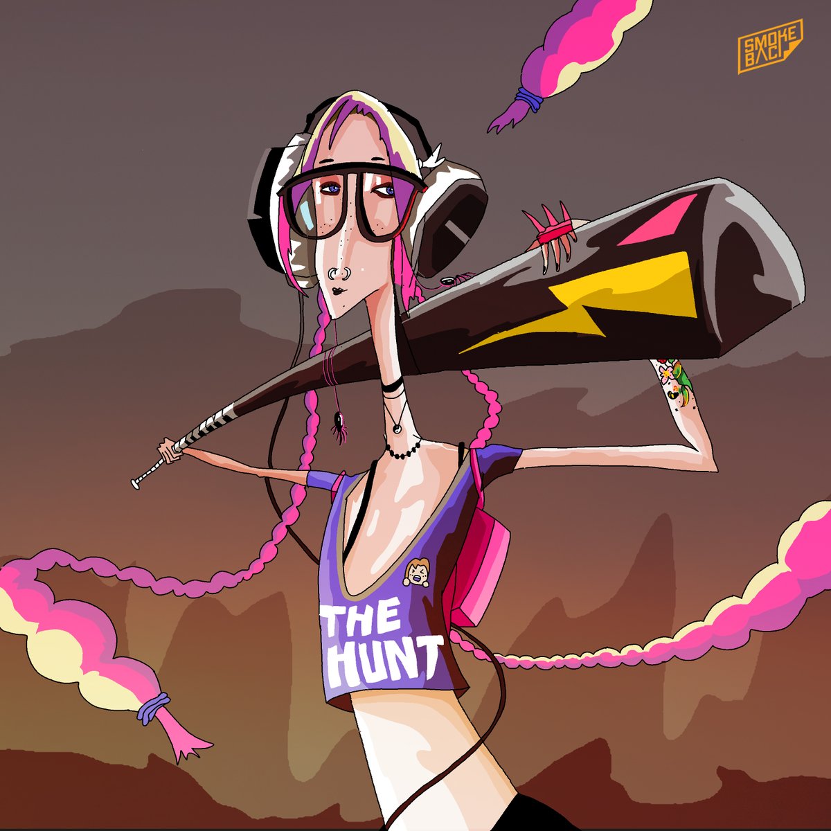 Smokeback_'s tweet image. Megan McDuffee just entered the smokeback universe! #smokeback #smokebackuniverse #MeganMcduffee #composer #thehunt #RiverCityGirls #gamemusic #artwork  #zambia @MeganMcDuffee @WayForward