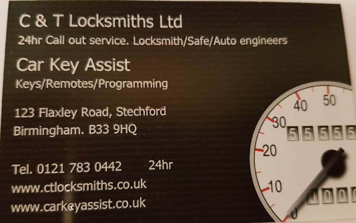 C & T Locksmiths Ltd tweet media