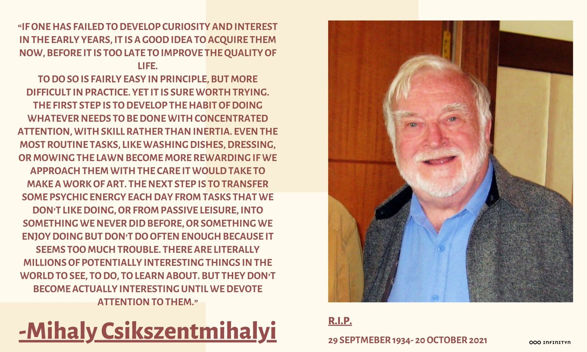 infinityn_i's tweet photo. R.I.P @MihalyCsikszen1 

Your work will continue to impact lives and businesses for the better! https://t.co/btuRoJnNhC
