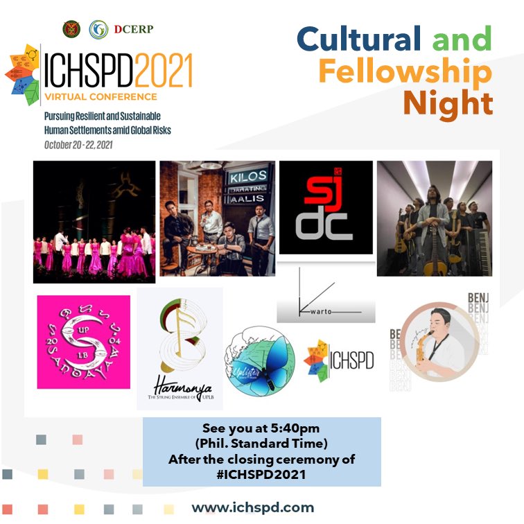 ichspd's tweet photo. Join us at the Cultural and Fellowship, a night of music, dance and fun!

#ICHSPD2021 
#ICHSPD2021Day3
#ICHSPD2021FellowshipNight https://t.co/aQgF37GVyc