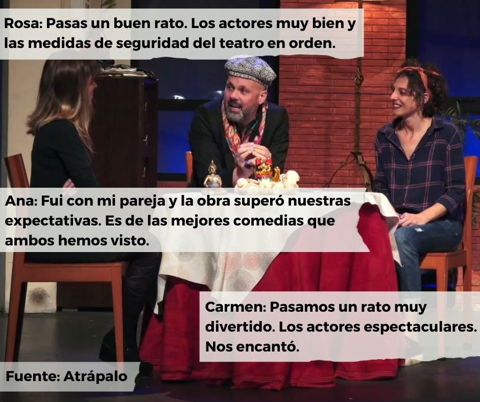 Os compartimos unas reseñas sobre 
<a href="/VeoAUmberto/">OcasionesVeoAUmberto</a>. 🎭

Los mejores espectáculos te esperan en el 
<a href="/MunozSecaMadrid/">Teatro Muñoz Seca</a>. 🎉

Compra tus ENTRADAS y aprovecha de hasta un 50% de DESCUENTO 👉bit.ly/2Ltac3w

#teatroseguro