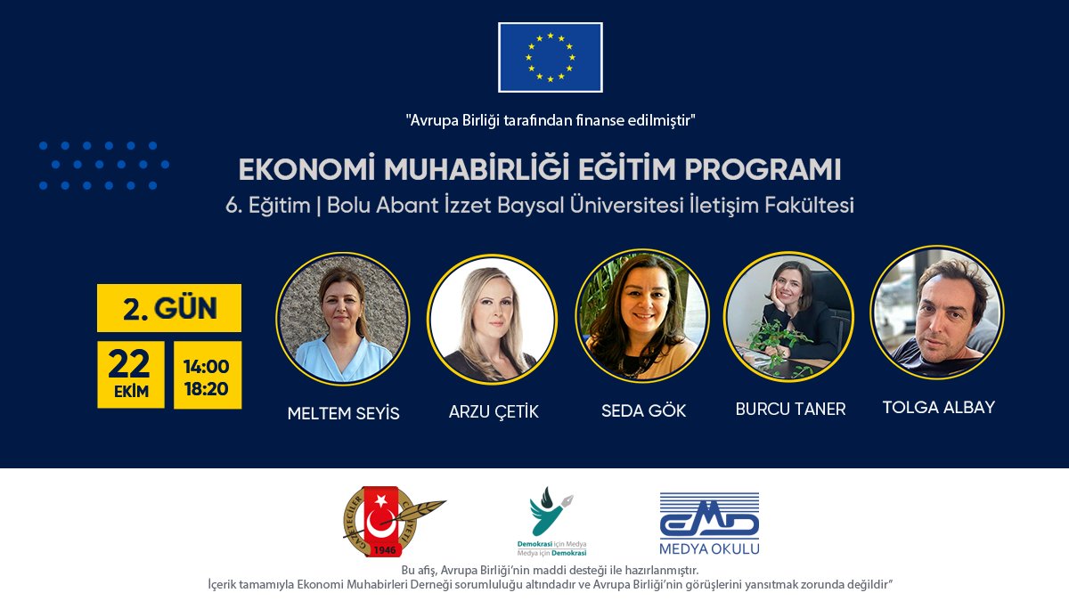 emdakademi's tweet photo. 7. Eğitim | İzmir Katip Çelebi Üniversitesi Sosyal ve Beşeri Bilimler Fakültesi Medya ve İletişim Bölümü ile online olarak gerçekleşecek eğitim bugün saat 14:00'da başlıyor.⠀
⠀
#webinar #egitim #gazetcilik #muhabirlik #ekonomi #medya #gazetecilik #m4d https://t.co/zwqBIlDyLr