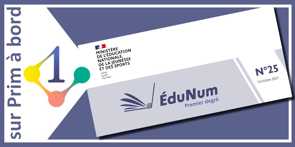 Enseigner dans le 1er degré avec le numérique tweet media