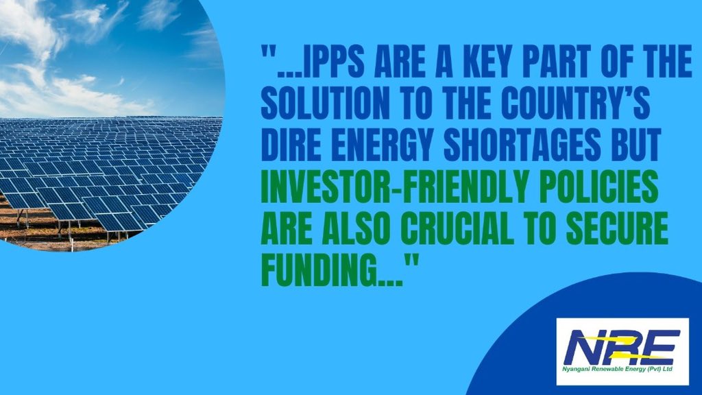 Investor friendly policies and in particular currency security is essential to foreign lender confidence required to continue developing the renewable energy sector in Zimbabwe.#wecandomore #zimbabwe. Article by <a href="/newzimbabwe/">New Zimbabwe</a> let us know your thoughts bit.ly/3b1jdfI