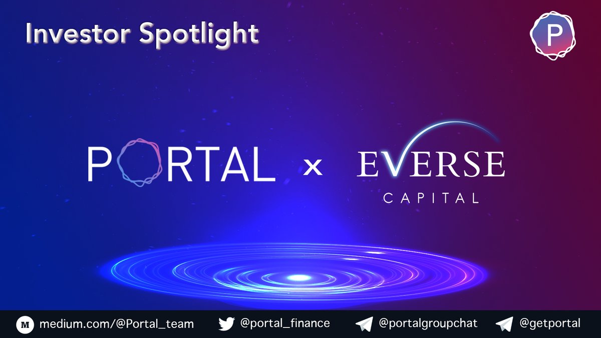 🙌 Proud to introduce our community to Portal’s latest angel investor, <a href="/EverseCapital/">.</a> - a leading venture capital firm transforming the digital ecosystem and led by the very famous, @ashwsbreal 

👉 Read more: medium.com/portal-finance…