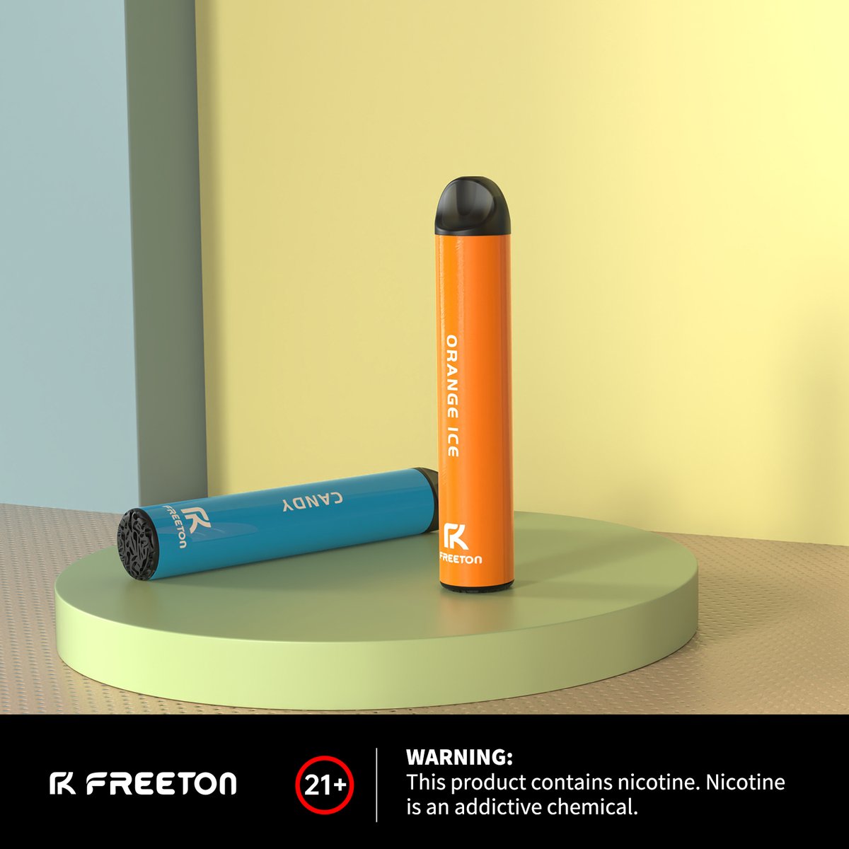 Freetonofficial's tweet photo. Freeton D18 disposable pod
Up to 1500 puffs
5ml E-juice capacity
950mAh battery inside
#freetonpod #disposablepod #freetond18 #freetontech
Warning: This product contains nicotine. Nicotine is an addictive chemical. https://t.co/see9BRfzb6