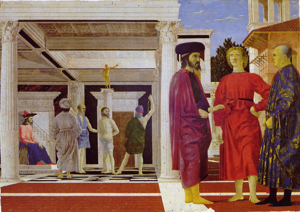MilovanCavor's tweet photo. Quel est #LePlusBeauTableau du monde ?
👉selon Aldous #Huxley c’est la Flagellation de #PieroDellaFrancesca conservée au musée d’#Urbin https://t.co/u1BTWje7vx