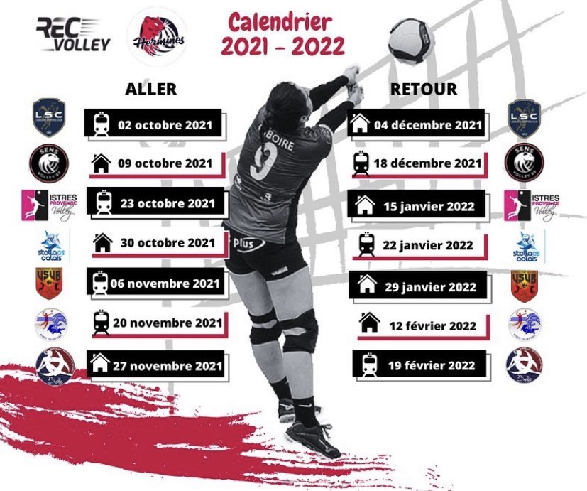 Calendrier ÉLITE FÉMININE pour cette nouvelle saison 👊