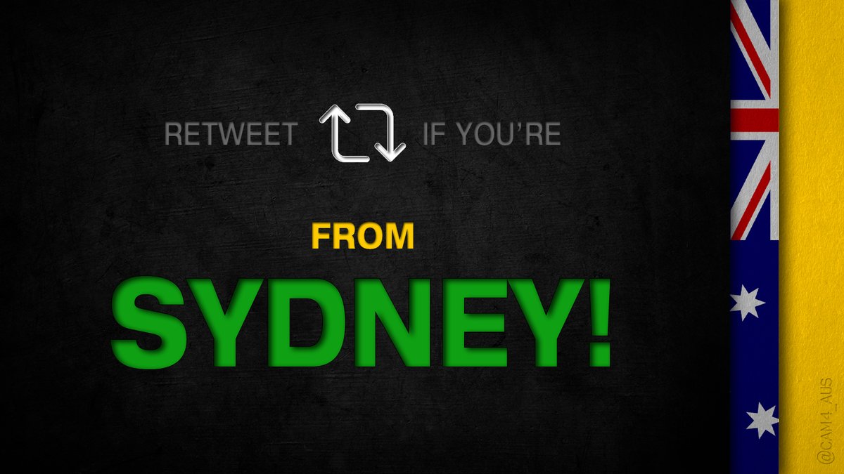 Syd guys... Let's get a list of you all! 😋