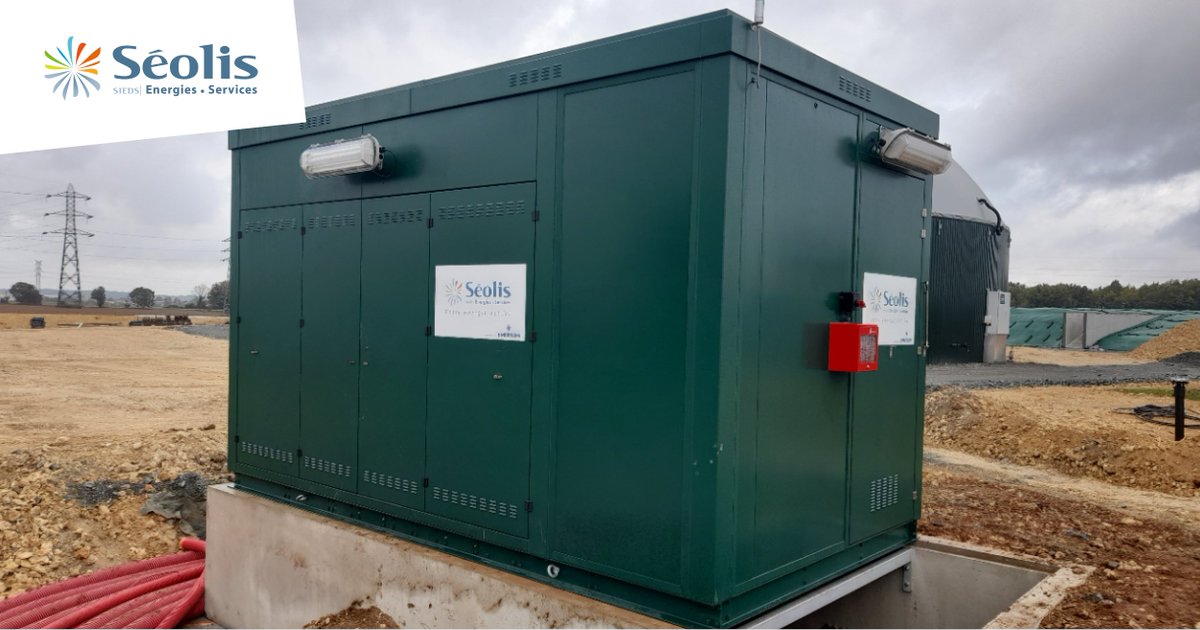 👍 Livraison du 1er poste d’injection de SÉOLIS  à Airvault, jonction entre une unité de méthanisation et le réseau de gaz naturel  de SÉOLIS.

👉Mise en service programmée mi-novembre.

#Transitionénergétique #GazVert #Méthanisation