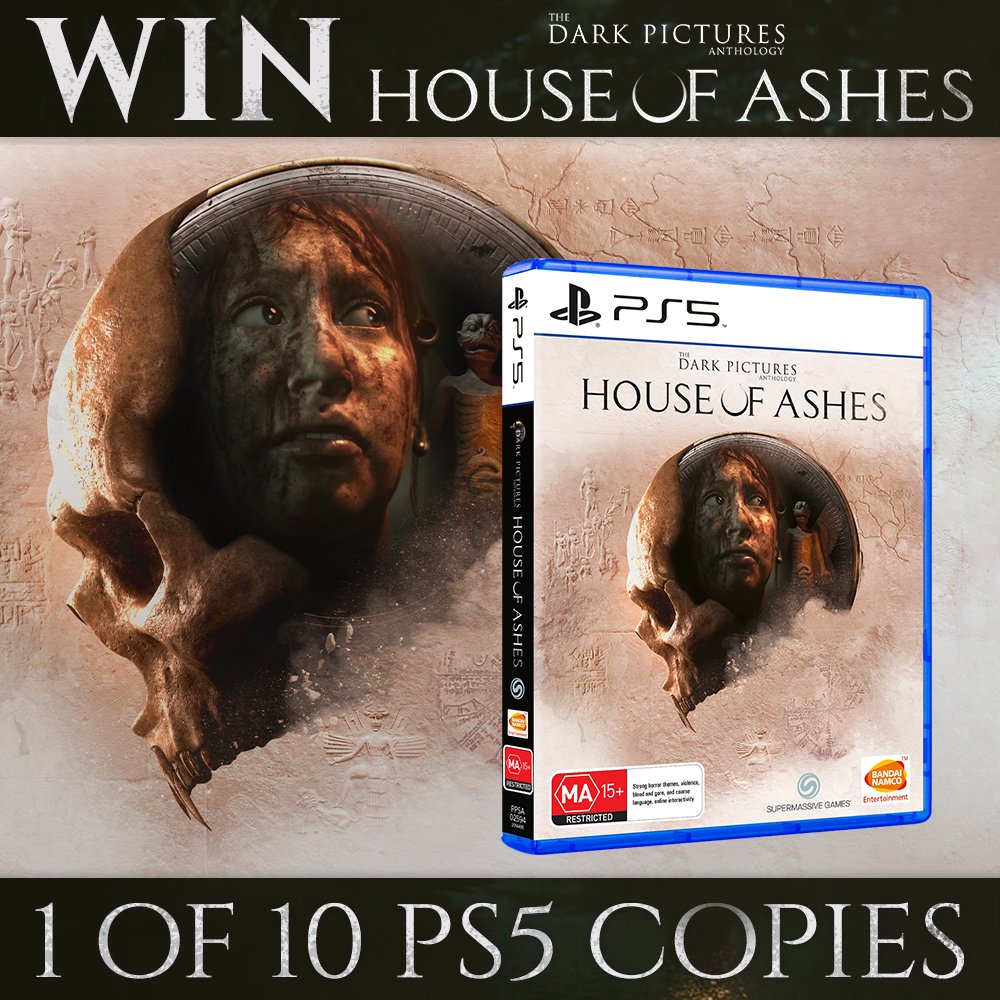 #TheDarkPicturesAnthology: #HouseofAshes is OUT NOW, and we have 10 #PS5 copies of the game to #giveaway! Follow this page, then Like and RT this post for your chance to WIN! Good luck!

#ebgamesaus #ebgames #videogames #gaming #playstation #playstation5 #competition