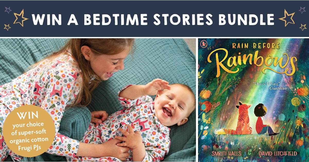 To celebrate our first Bedtime Story, you could 𝗪𝗜𝗡 a wonderful bedtime bundle that includes:
📚A copy of <a href="/SmritiPH/">Smriti Halls</a>'s 𝘙𝘢𝘪𝘯 𝘉𝘦𝘧𝘰𝘳𝘦 𝘙𝘢𝘪𝘯𝘣𝘰𝘸𝘴 book
💤PLUS  two sets of super soft organic cotton Frugi PJs of your choice!

Enter here!➡️ bit.ly/3APmnxC #win