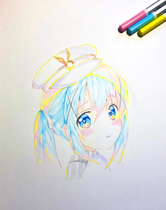 チノちゃん💙

ごちうさリプトン!飲みながら〜描いてみました🤤私は、チノちゃんミルクティーgetできました🙌)

12月2日に向けて、時間をかけたチノちゃん&amp;レムりんを一枚に描こうかと計画中…(*'꒳`*)←わかる方には…💕)

♡RTリプふぉろー良かったら🙇‍♀️
#模写 
#ごちうさ 
#色鉛筆 