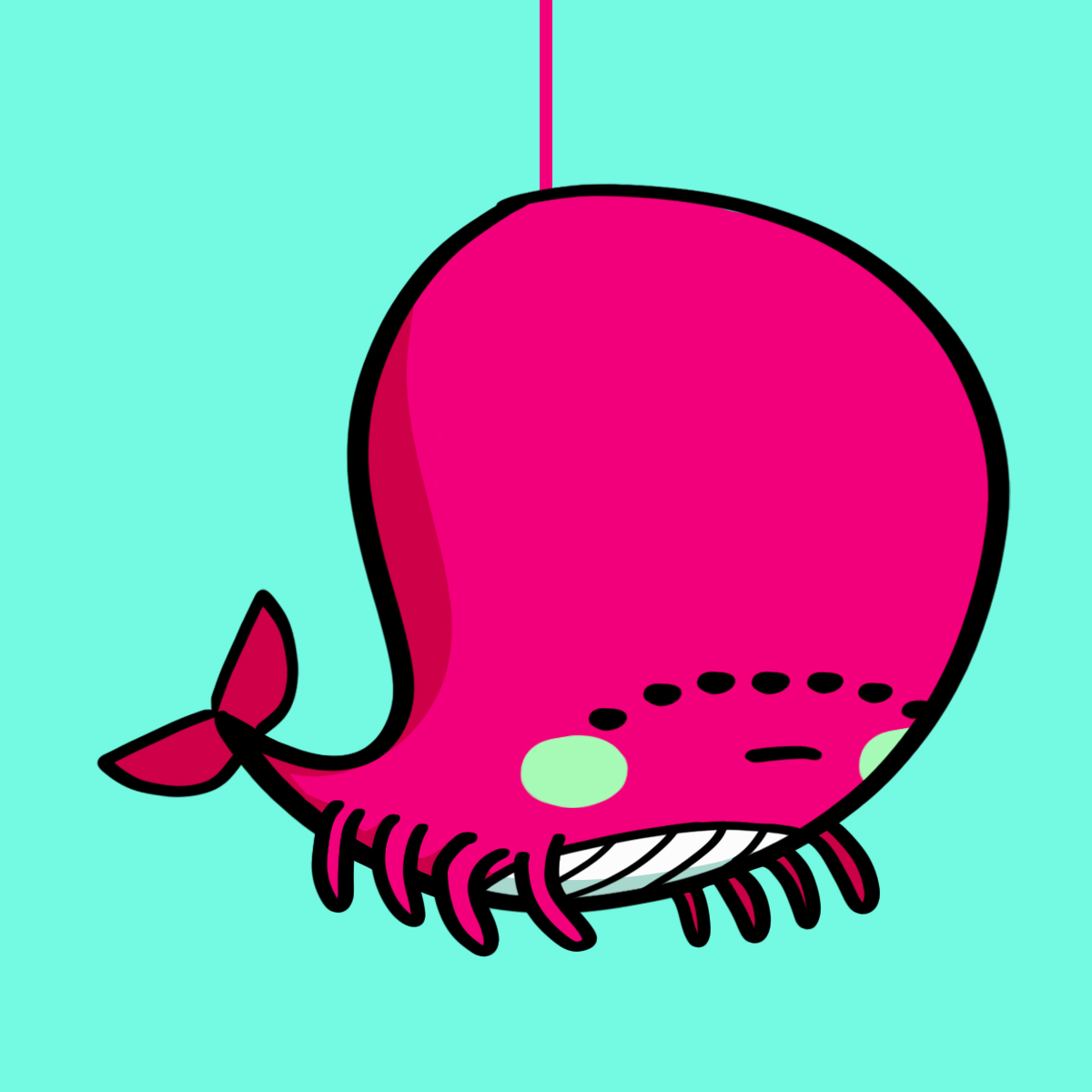 I tried my best not to draw shrimp instead of spider...