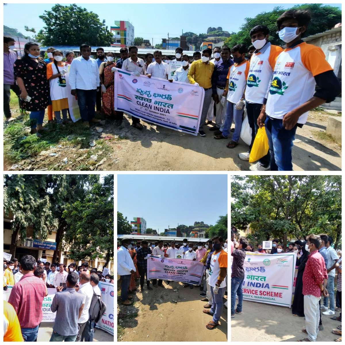 dmwl1tsrtc's tweet image. Thanks to @NykWarangal for organising cleaning of #singleplasticuse at DBS HNK today. @swachhbharat @tsrtcmdoffice