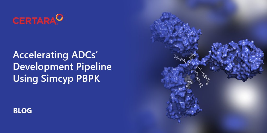 Certara's tweet photo. In our latest blog, Certara's Himanshu Mishra & Felix Stader discuss how Certara's #Simcyp #PBPK Simulator can help accelerate #ADC development and avoid #clinicaltrials. Read it here: https://t.co/COo0UQpJdM
#Antibodydrugconjugate #Oncology #FDA #regulatoryapproval https://t.co/Jnk5IZPfM3
