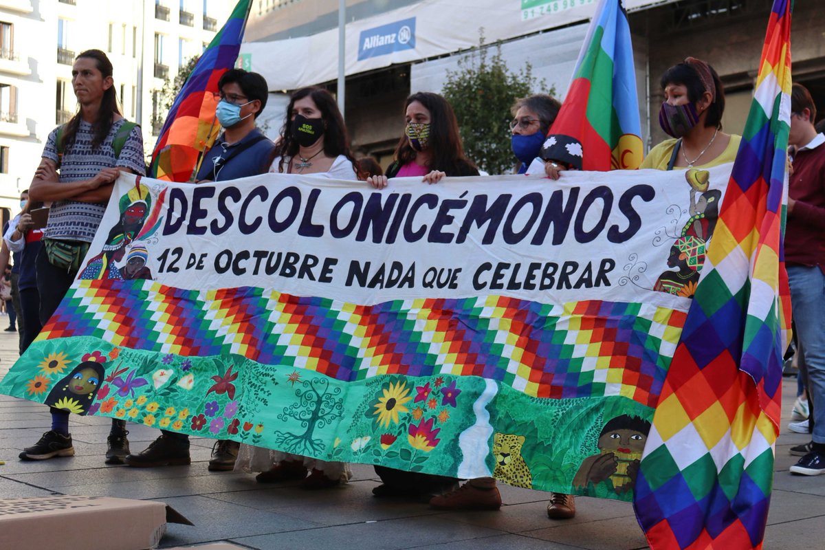 “La humanidad entera puede aún vivir en este planeta gracias a los pueblos indígenas” <a href="/juanpablogutier/">Juan Pablo Gutierrez</a>, delegado internacional del <a href="/PuebloYukpa/">Pueblo Indígena Yukpa (Sokorpa)</a> (Colombia).

🔥Acción conjunta reivindicando el papel fundamental de los #PueblosIndígenas en la conservación de la naturaleza🍃Además👇