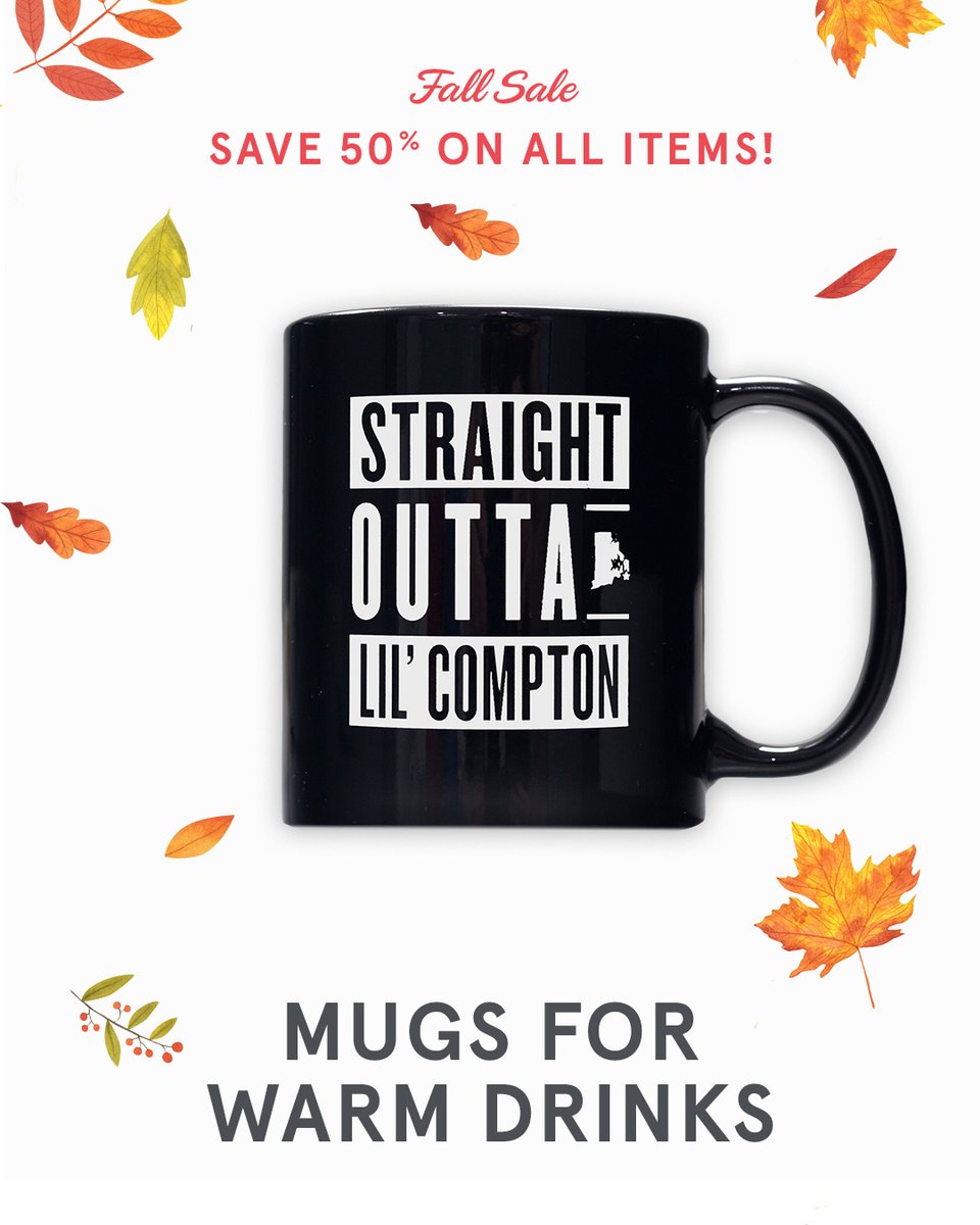 RedDotMerchCo's tweet photo. *** #FALL IS HERE! ***

The days are getting cooler and the #trees are beautiful! Celebrate fall with our site-wide #sale—all products are 50% off! Plus a #FREEGIFT with every order! Sale ends 10/24. #Discount applied automatically at checkout. #FallSale

https://t.co/RsR20TvhqR https://t.co/gjMzfrxB5v