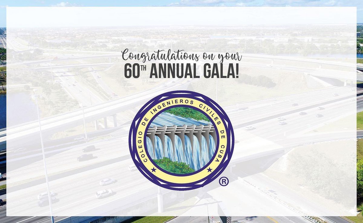 BccEngineering's tweet photo. Amazing night at the 60th Annual Cuban American Association of Civil Engineers Day Gala! Congratulations on a great event! 🎉 https://t.co/iACfJMqpsb