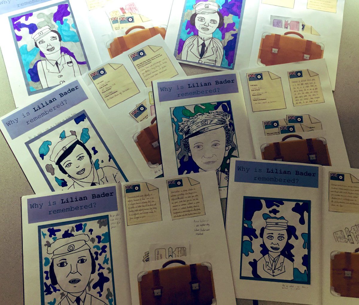 APA_Horowitz's tweet photo. Year 6 have produced some fantastic work on Lilian Bader, who we studied as part of our Black Culture and Awareness Week. Great portraits and historical enquiry! #OneAET #AETAcademies #RemarkableLives https://t.co/iX4MKEt3Kv