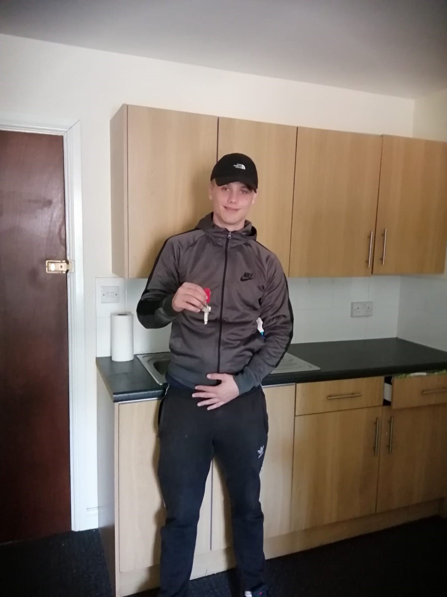 Can we just take a moment to appreciate the hard work and determination this support worker has put in to helping this young man. 
Bridge-it housing would like to wish this young man all the luck in the world for the future.
