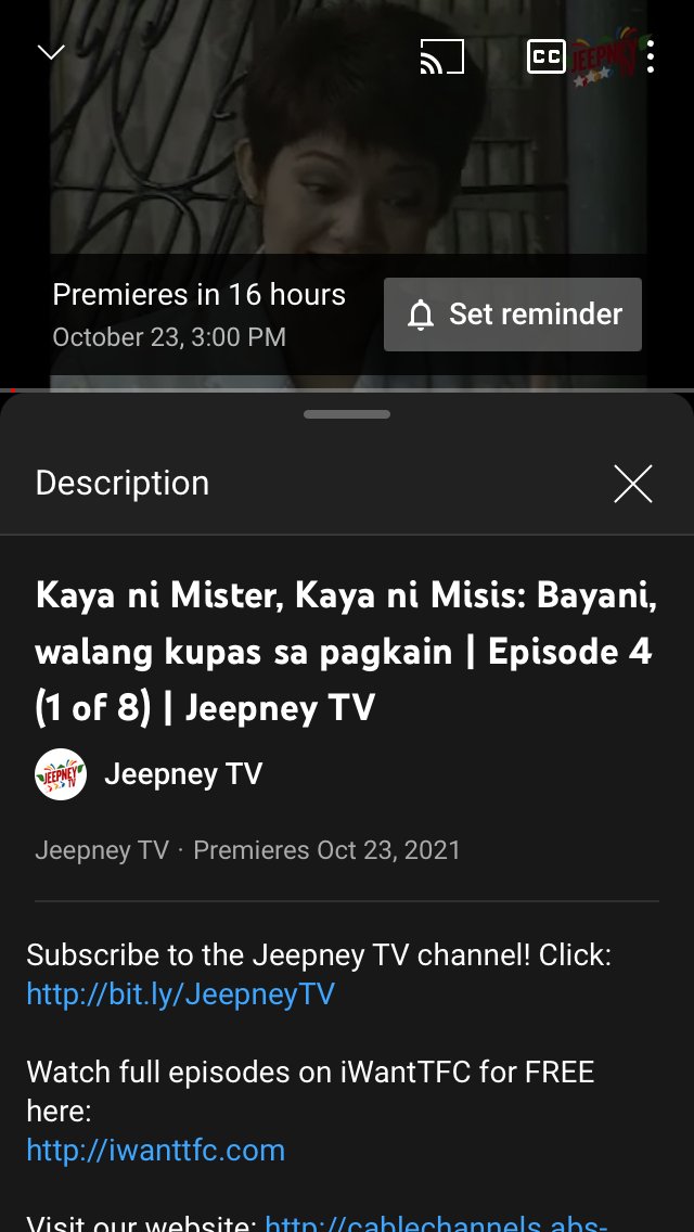 mryflsy's tweet photo. Owemgeee may premiere julet! Bonggang salamashteh @JeepneyTV https://t.co/cPNgjx0kSH