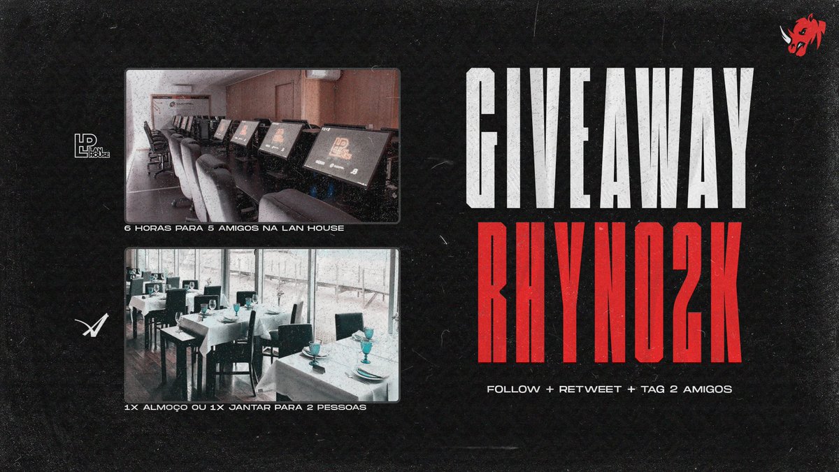 Recentemente atingimos 2000 followers no twitter e os nossos parceiros decidiram vos retribuir 🥰

➕ Follow <a href="/RhynoEsports_/">Rhyno Esports</a> 
➕ Follow <a href="/lhpenafiel/">lanhousep</a> 
➕ Follow bit.ly/2ZcXE9a
🔁 retweet
👥 Identifica 2 amigos

O giveaway termina a 5/11/2021 às 23:59, boa sorte 👊