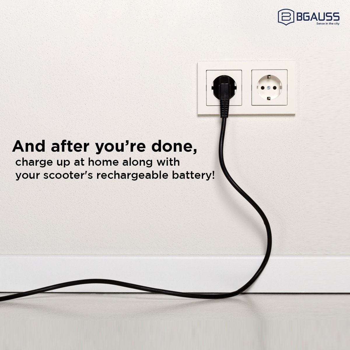 BGaussOfficial's tweet photo. Longgg commutes will seem short with BGauss and will make everyday a fun day! ⁣
⁣
#BGaussElectricScooters #goelectric #electricmobility #SensiblyStylish #MakeEverydayElectric https://t.co/wiug3PWw5n