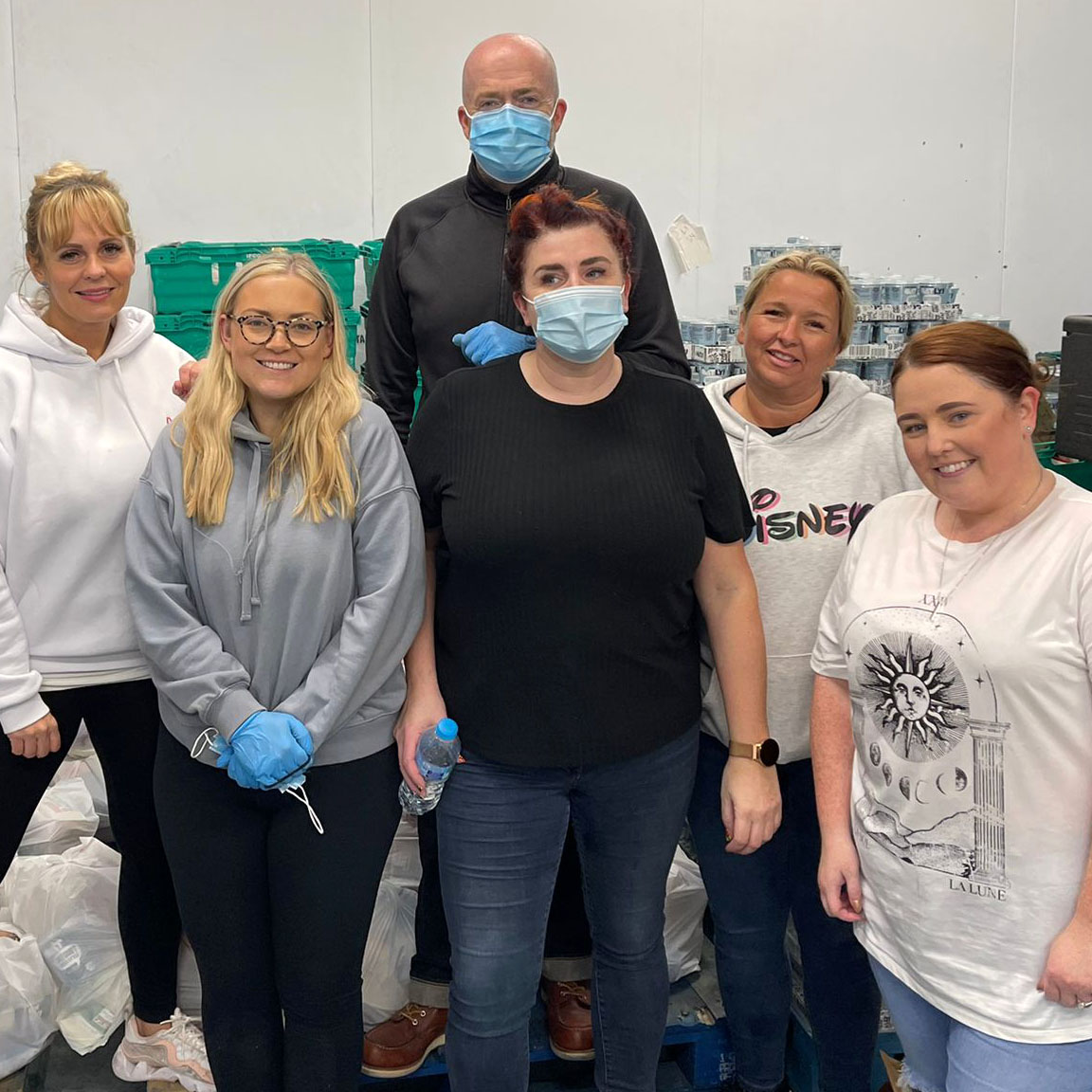 Seven of our SME colleagues recently volunteered for <a href="/TeamTBBT/">The Bread and Butter Thing</a>, packing hundreds of bags with surplus food.
The Bread and Butter Thing, reduces food waste, redistributes food and non-food items, and makes life more affordable for people on a low income. #FoodWaste #PeriodPoverty
